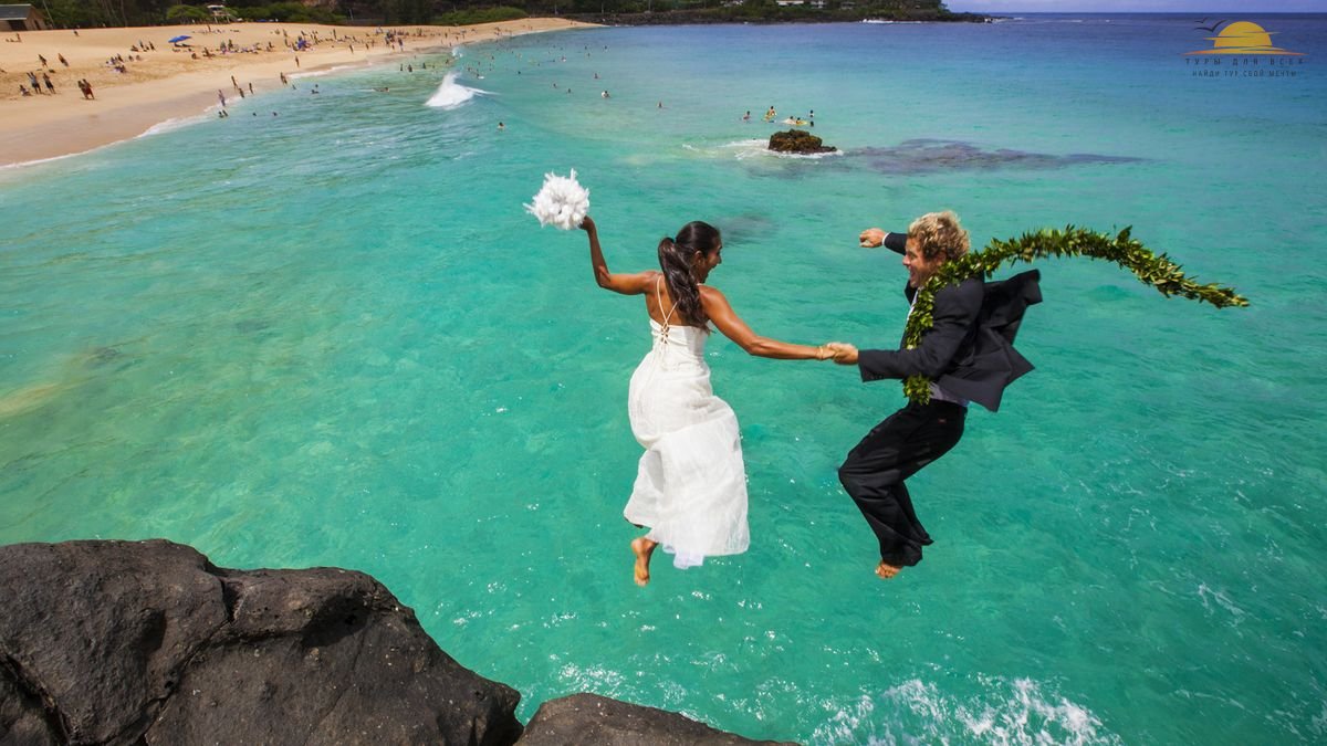 Необычные свадьбы на море